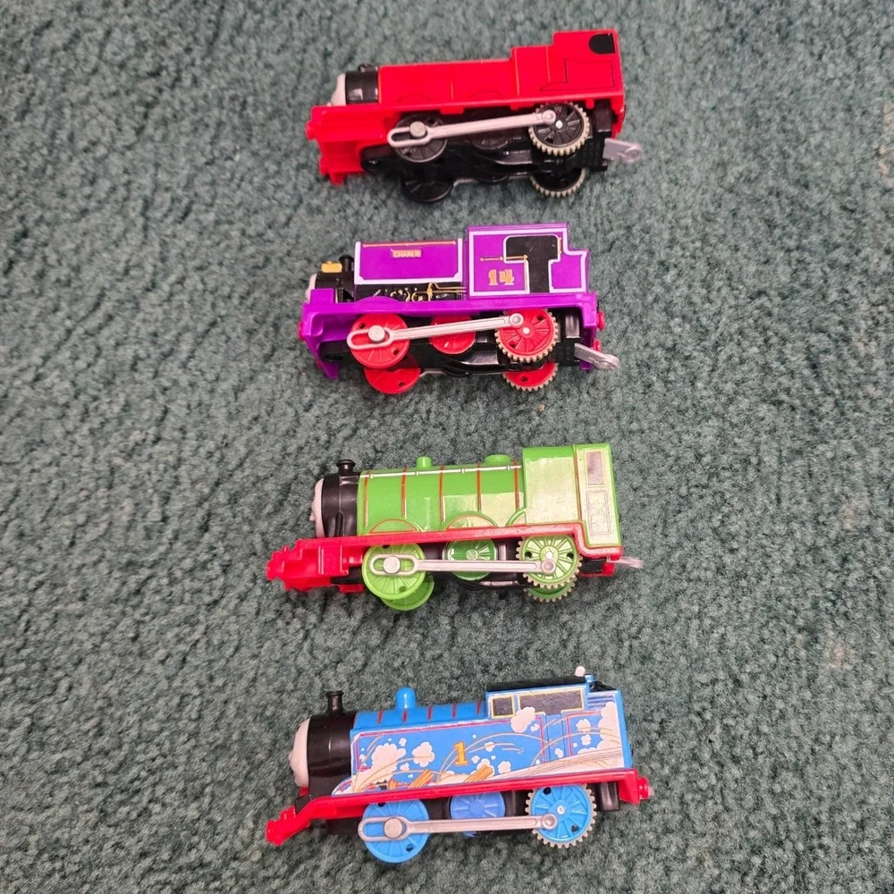 Thomas & Friends TrackMaster Motorized Train Lot Thomas James Henry Charlie 4pc
